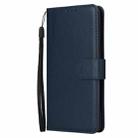 For OPPO Reno13 5G Global 3-Card Slots Multifunctional Leather Phone Case(Navy Blue) - 2