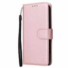 For OPPO Reno14 5G Global 3-Card Slots Multifunctional Leather Phone Case(Rose Gold) - 2