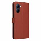 For Realme C33 Multifunctional Horizontal Flip Leather Phone Case with Three Card Slot(Brown) - 3