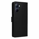 For Realme C33 Multifunctional Horizontal Flip Leather Phone Case with Three Card Slot(Black) - 3