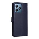 For Realme C63 4G 3-Card Slots Multifunctional Leather Phone Case(Navy Blue) - 3