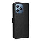 For Realme C63 4G 3-Card Slots Multifunctional Leather Phone Case(Black) - 3