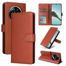 For Realme 13 Pro 5G 3-Card Slots Multifunctional Leather Phone Case(Brown) - 1