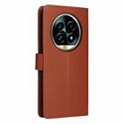 For Realme 13 Pro 5G 3-Card Slots Multifunctional Leather Phone Case(Brown) - 3