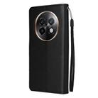 For Realme 13+ 5G 3-Card Slots Multifunctional Leather Phone Case(Black) - 3