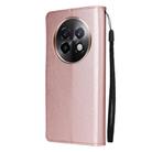 For Realme 13+ 5G 3-Card Slots Multifunctional Leather Phone Case(Rose Gold) - 3