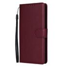 For Realme 13+ 5G 3-Card Slots Multifunctional Leather Phone Case(Wine Red) - 2