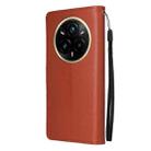 For Realme 14 Pro+ 5G Global 3-Card Slots Multifunctional Leather Phone Case(Brown) - 3