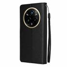 For Realme 14 Pro+ 5G Global 3-Card Slots Multifunctional Leather Phone Case(Black) - 3