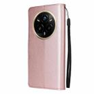 For Realme 14 Pro+ 5G Global 3-Card Slots Multifunctional Leather Phone Case(Rose Gold) - 3