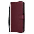 For Realme 12 Lite 4G 3-Card Slots Multifunctional Leather Phone Case(Wine Red) - 2
