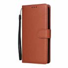 For Realme 14 Pro 5G Global 3-Card Slots Multifunctional Leather Phone Case(Brown) - 2