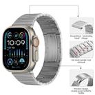 For Apple Watch Ultra 2 49mm PG65 Single Bead Bamboo Joint Spring Bars Titanium Metal Watch Band(Silver) - 2