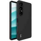For Sony Xperia 1 VII IMAK UC-3 Series Shockproof Frosted TPU Phone Case(Black) - 1
