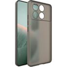 For Xiaomi POCO X6 Pro 5G imak 0.7mm Ultra Thin Ripple Texture Phone Case(Transparent Black) - 1