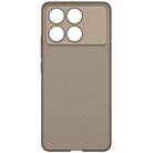 For Xiaomi POCO X6 Pro 5G imak 0.7mm Ultra Thin Ripple Texture Phone Case(Transparent Black) - 2