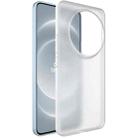 For Xiaomi 14 Ultra 5G imak 0.7mm Ultra Thin Ripple Texture Phone Case(Transparent White) - 1