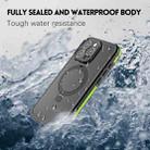 For iPhone 15 Pro RedPepper IP68 Waterproof MagSafe Magnetic Holder Phone Case(Yellow Green) - 3