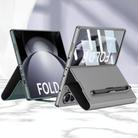 For Samsung Galaxy Z Fold6 GKK Integrated Flip Leather Case with Pen Slotm, Stylus Not Included(Titanium Grey) - 3