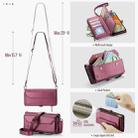 For Samsung Galaxy A23 CaseMe C36 Card Slots Zipper Wallet RFID Anti-theft Leather Phone Case(Wine Red) - 3
