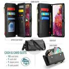 For Samsung Galaxy S20 FE CaseMe C36 Card Slots Zipper Wallet RFID Anti-theft Leather Phone Case(Black) - 3