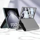 For Samsung Galaxy Z Fold6 GKK Integrated Flip Leather Phone Case(Grey) - 3