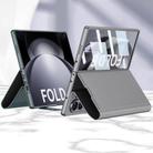 For Samsung Galaxy Z Fold6 GKK Integrated Flip Leather Phone Case(Titanium Grey) - 3