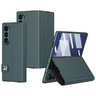 For Samsung Galaxy Z Fold7 5G GKK Integrated Flip Leather Phone Case(Green) - 1