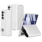 For Samsung Galaxy Z Fold7 5G GKK Integrated Flip Leather Phone Case(Silver) - 1