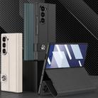 For Samsung Galaxy Z Fold7 5G GKK Integrated Flip Leather Phone Case(Silver) - 2