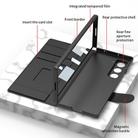 For Samsung Galaxy Z Fold7 5G GKK Integrated Armor Flip Leather Case with Pen Slot, Stylus Not Included(Brown) - 3