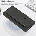 For Samsung Galaxy Z Fold7 5G GKK Integrated Armor Flip Leather Case with Pen Slot, Stylus Not Included(Brown) - 6
