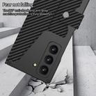 For Samsung Galaxy Z Fold7 5G GKK Integrated Armor Flip Leather Case with Pen Slot, Stylus Not Included(Brown) - 7