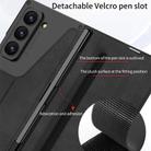 For Samsung Galaxy Z Fold7 5G GKK Integrated Armor Flip Leather Case with Pen Slot, Stylus Not Included(Brown) - 9