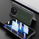 For vivo X Fold3 GKK Integrated Magnetic Fold Hinge Leather Shockproof Phone Case(Matte Gray) - 3