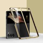 For Samsung Galaxy Z Fold6 6D Electroplating PC Shockproof Phone Case(Gold) - 1