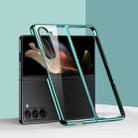 For Samsung Galaxy Z Fold6 6D Electroplating PC Shockproof Phone Case(Green) - 1