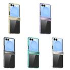 For Samsung Galaxy Z Flip7 5G Three Parts 6D Electroplating PC Shockproof Phone Case(Silver) - 2