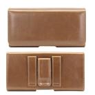 5.5-6.7 inch Universal Multifunctional Horizontal Magnetic Flip Cover PU Phone Waist Bag(Brown) - 1