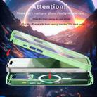 For iPhone 15 Pro Max Colorful MagSafe Magnetic PC + TPU Phone Case(Green) - 3