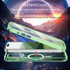 For iPhone 15 Pro Colorful MagSafe Magnetic PC + TPU Phone Case(Green) - 3