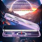 For iPhone 15 Pro Colorful MagSafe Magnetic PC Hybrid TPU Phone Case(Light Purple) - 3