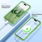 For iPhone 14 Pro Max Colorful MagSafe Magnetic PC + TPU Phone Case(Green) - 2