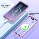 For iPhone 14 Pro Max Colorful MagSafe Magnetic PC + TPU Phone Case(Light Purple) - 2