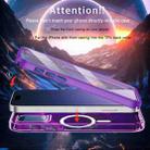 For iPhone 14 Pro Colorful MagSafe Magnetic PC + TPU Phone Case(Dark Purple) - 3