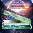 For iPhone 13 Pro Max Colorful MagSafe Magnetic PC + TPU Phone Case(Green) - 3