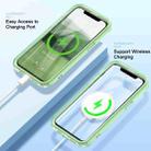 For iPhone 12 Colorful MagSafe Magnetic PC Hybrid TPU Phone Case(Green) - 2