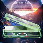 For iPhone 12 Colorful MagSafe Magnetic PC Hybrid TPU Phone Case(Green) - 3