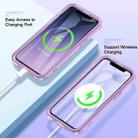 For iPhone 11 Colorful MagSafe Magnetic PC Hybrid TPU Phone Case(Light Purple) - 2