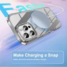 For iPhone 16 Pro Max Colorful MagSafe Magnetic PC Hybrid TPU Phone Case(Grey) - 2